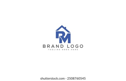RM logo design vector template design for brand