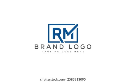 RM logo design vector template design for brand