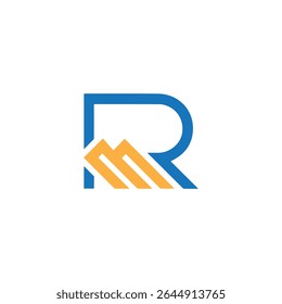 rm logo design vector template, letter rm initial logo design, rm icon, mr logo, mr letter, mr symbol, r , m 