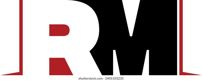 RM, R, M, Initials Letters Monogram Logo
