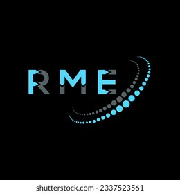 RME letter logo creative design. RME unique design.

