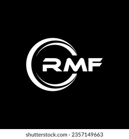 RMF Logo Design, Inspiration for a Unique Identity. Modern Elegance and Creative Design. Watermark Your Success with the Striking this Logo.