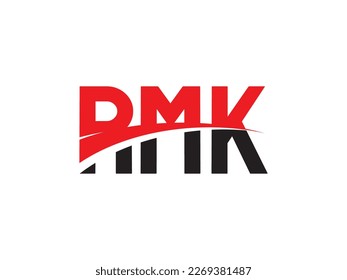 Letra RMK Ilustración del vector de diseño del logotipo inicial