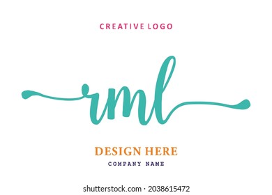 RML lettering logo is simple, easy to understand and authoritative