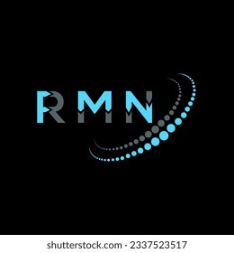 RMN letter logo creative design. RMN unique design.
