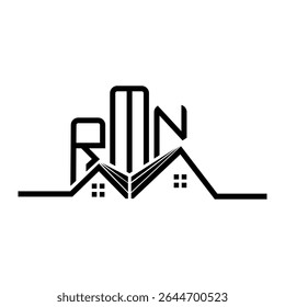 RMN Real State logo design, RMN simple and modern logo. RMN luxurious alphabet design  