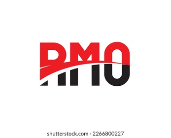 RMO Letter Initial Logo Design Vector Illustration