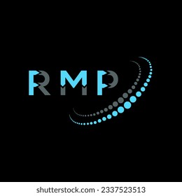 RMP letter logo creative design. RMP unique design.
