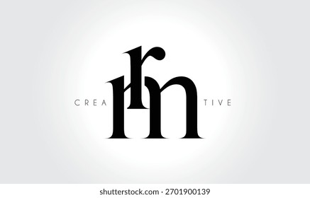 RMrm Elegant Serif Monogram Logo – Luxury Lowercase Typographic Lettermark for Modern Branding