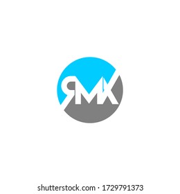 rmx letter original monogram logo design