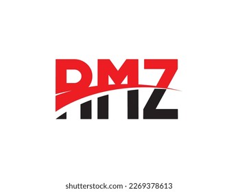 RMZ Letter Initial Logo Design Vector Illustration