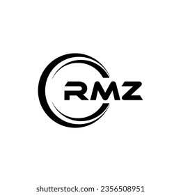 RMZ Logo Design, Inspiration for a Unique Identity. Modern Elegance and Creative Design. Watermark Your Success with the Striking this Logo.