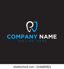 RN Dental Logo Vector Design