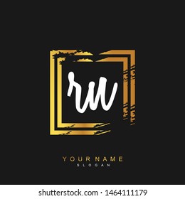RN Initial beauty floral logo template