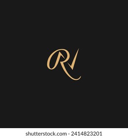 RN initial letter vector logo icon abstract letter RN logo design template,
