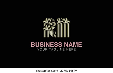 RN initial logo | initial based abstract modern minimal creative logo, vector template image. luxury logotype , real estate homie . typography . initials 