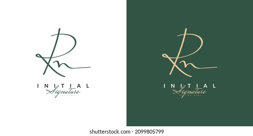 RN Initial Logo Design with Elegant Handwriting Style. RN Signature Logo or Symbol for Wedding, Fashion, Jewelry, Boutique, Botanical, Floral and Business Identity