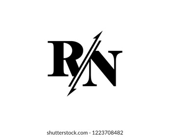 RN initials logo sliced