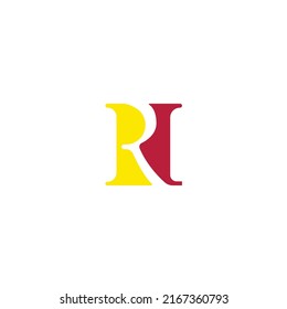vector de diseño de logotipo de letra RN