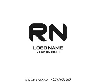RN Letter Logo Template