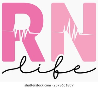 RN Life Svg,Nurse Shirt Svg,Stethoscope Svg,Doctor Svg,Nurse Squad Svg,Cut File,Heart Svg,Nurse Quotes Svg,Cricut and Silhouette