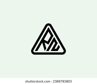 RN logo design vector template