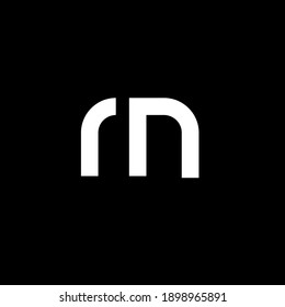 rn m minimal logo icon design vector isolated design	
