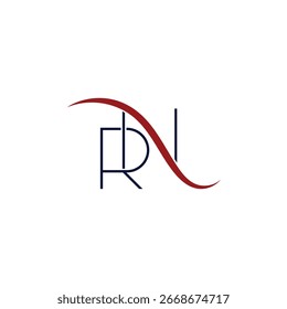 RN monogram company logo design