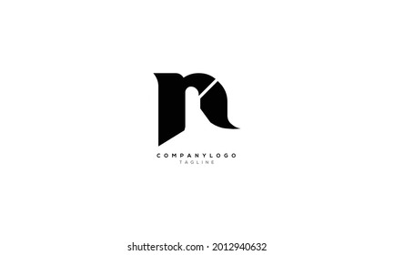 RN NR R Y N Resumen diseño inicial del logotipo del alfabeto en monograma
