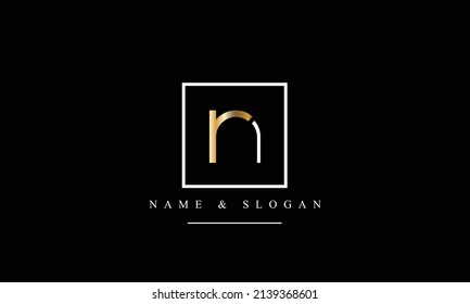 RN, NR, R, N abstract letters logo monogram