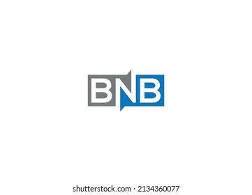 RNB initial Logo Design with Creative Modern vector icon template