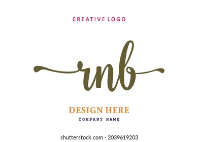RNB lettering logo is simple, easy to understand and authoritative