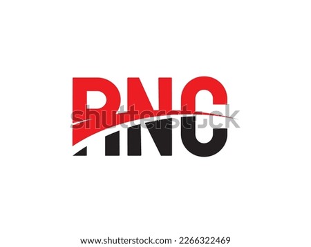 RNC Letter Initial Logo Design Vector Illustration