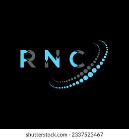 RNC Brief Logo kreatives Design. RNC einzigartiges Design.
