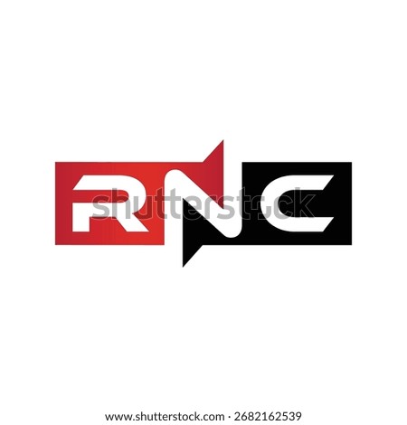 RNC Monogram Initial Letters Logo