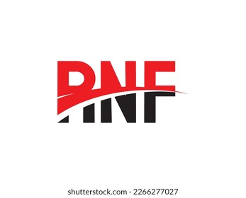 RNF Letter Initial Logo Design Vector Illustration