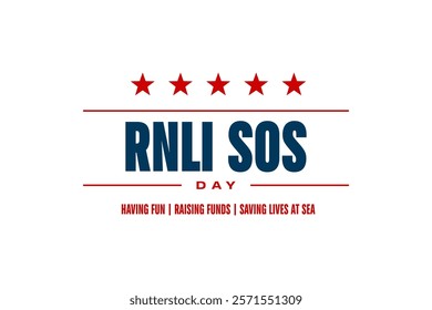 RNLI SOS day holiday concept