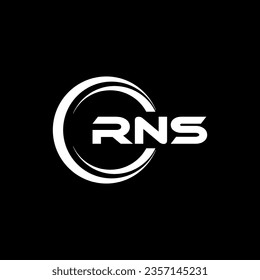 RNS Logo Design, Inspiration for a Unique Identity. Modern Elegance and Creative Design. Watermark Your Success with the Striking this Logo.