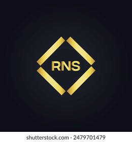 RNS logo. R N S design. White RNS letter. RNS, R N S letter logo design. R N S letter logo design 