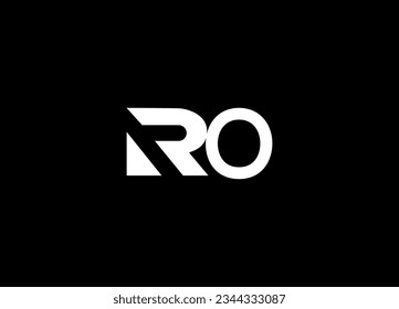 RO letter logo design and company logo