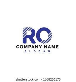RO Letter Logo Design. RO letter logo Vector Illustration - Vector