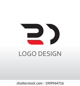 ro letter for simple logo design