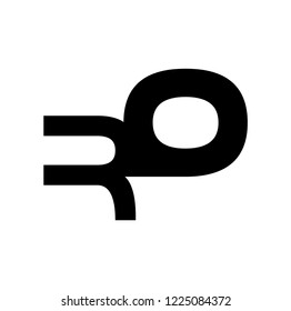 ro letter vector logo