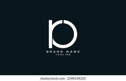 RO, OR, Abstract initial monogram letter alphabet logo design
