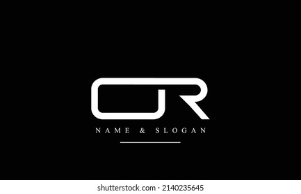 RO, OR, R, O abstract letters logo monogram