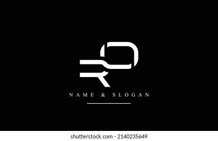RO, OR, R, O abstract letters logo monogram