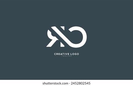 RO RC Abstract initial monogram letter alphabet logo design