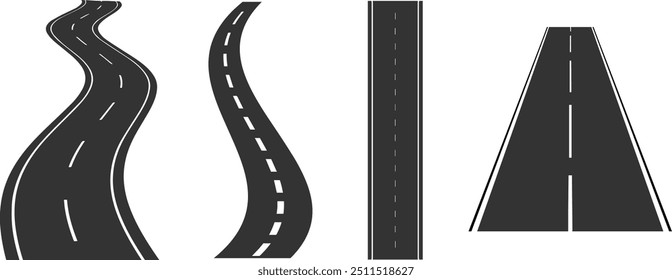 Road, 10 EPS, vector illustration, asphalt, car, drive, tourism, street
