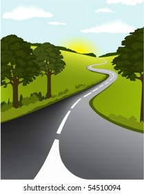 91,301 Country road Stock Illustrations, Images & Vectors | Shutterstock