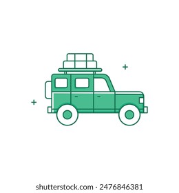 Road Adventures, Road Trip Essentials, Car Travel, Scenic Routes, Vacation Travel, Travel Vector Illustration Icon Design